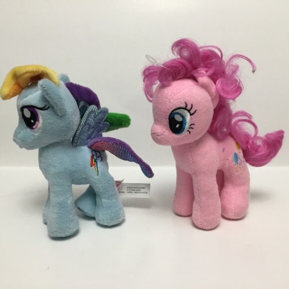 My Little Pony TY Plushies Rainbow Dash and Pinkie - Picture 5 of 12